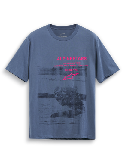 Alpinestars Granpremo SS CSF T-Shirt Silver/Blue
