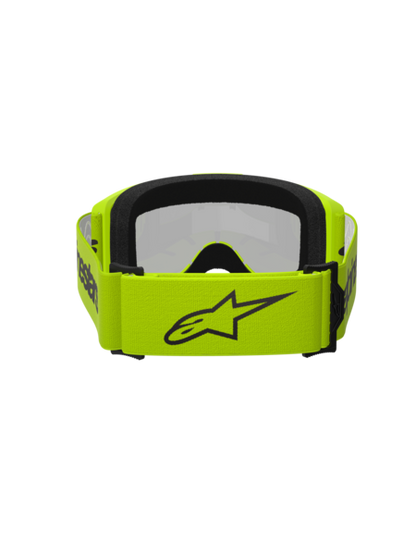 Alpinestars Vision 3 Wordmark Goggles Flou Yellow Mirror Silver