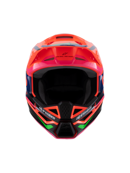 Supertech M3 (Youth) Deegan Helmet Orange/Purple/Pink ECE06