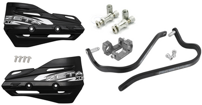 Zeta Armor Handguard XC Kit (U-Clamp 28.6mm) - Black/Black