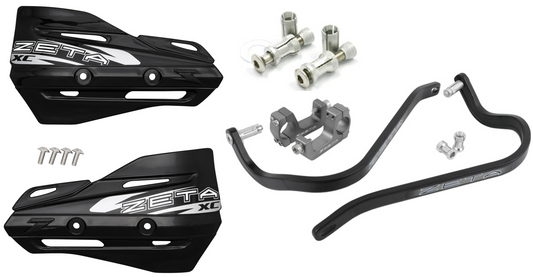 Zeta Armor Handguard XC Kit (U-Clamp 28.6mm) - Black/Black