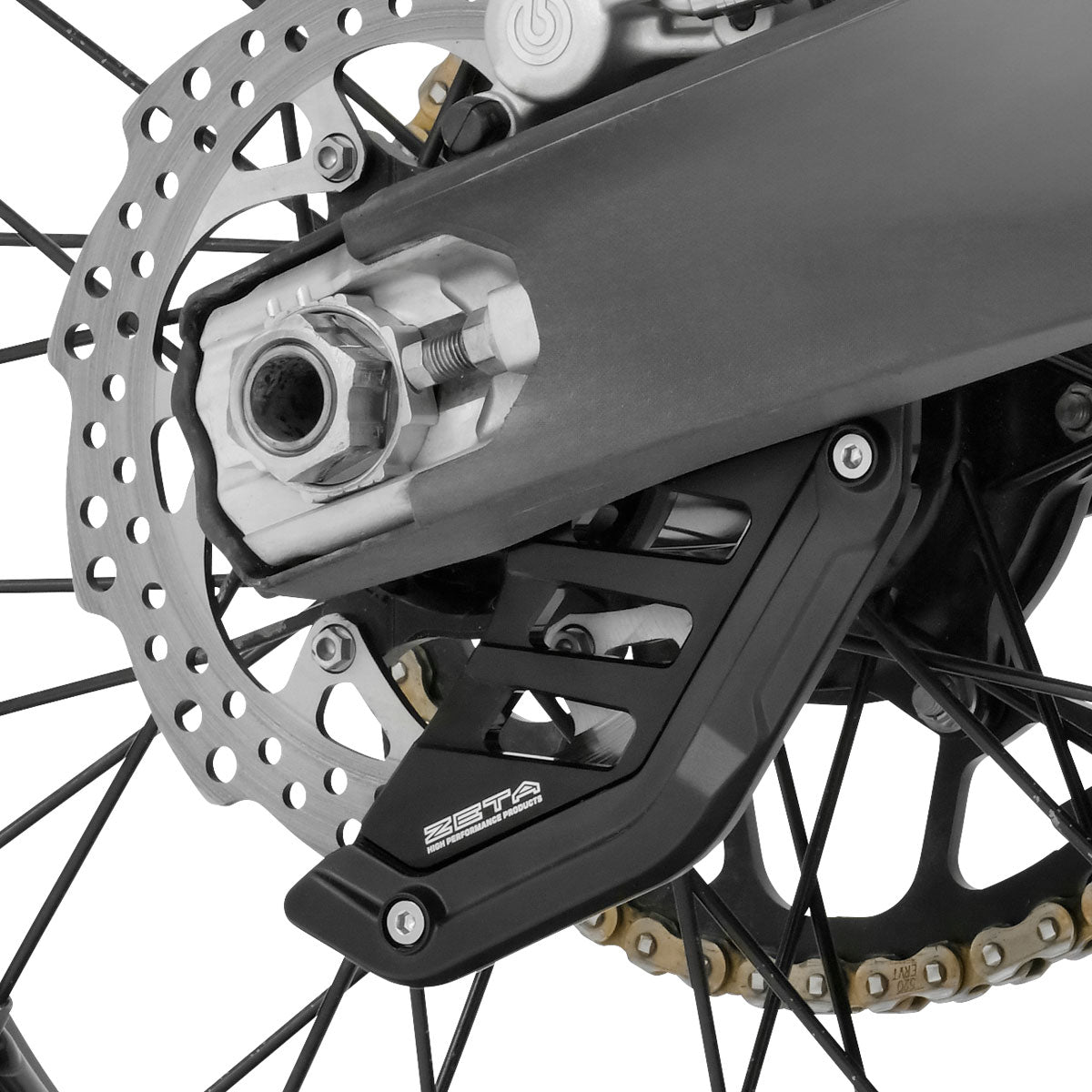Zeta Rear Brake Disc Guard KTM 2007–2022 Black