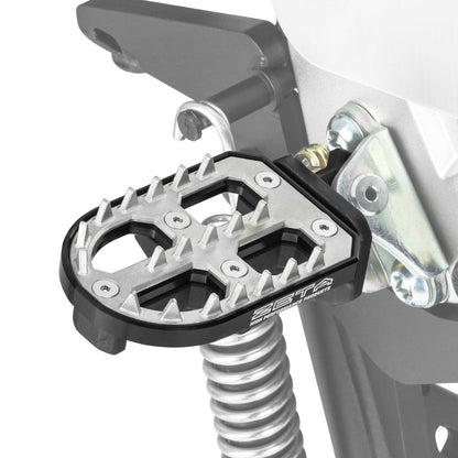 Zeta Adventure Foot Pegs Tenere 700 Black