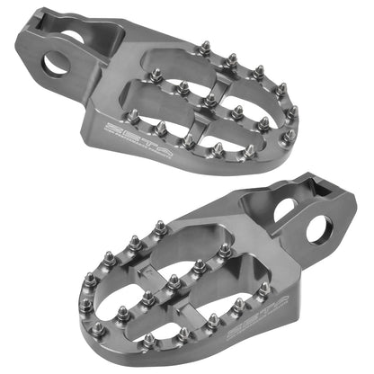 Zeta Aluminium Foot Pegs Stark Varg Titanium