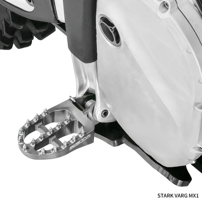 Zeta Aluminium Foot Pegs Stark Varg Titanium