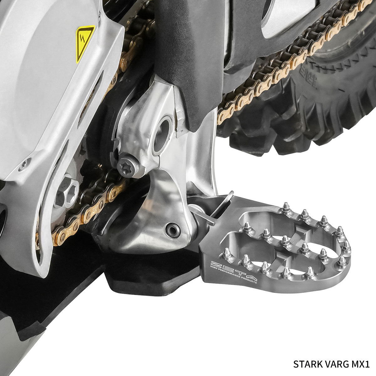 Zeta Aluminium Foot Pegs Stark Varg Titanium