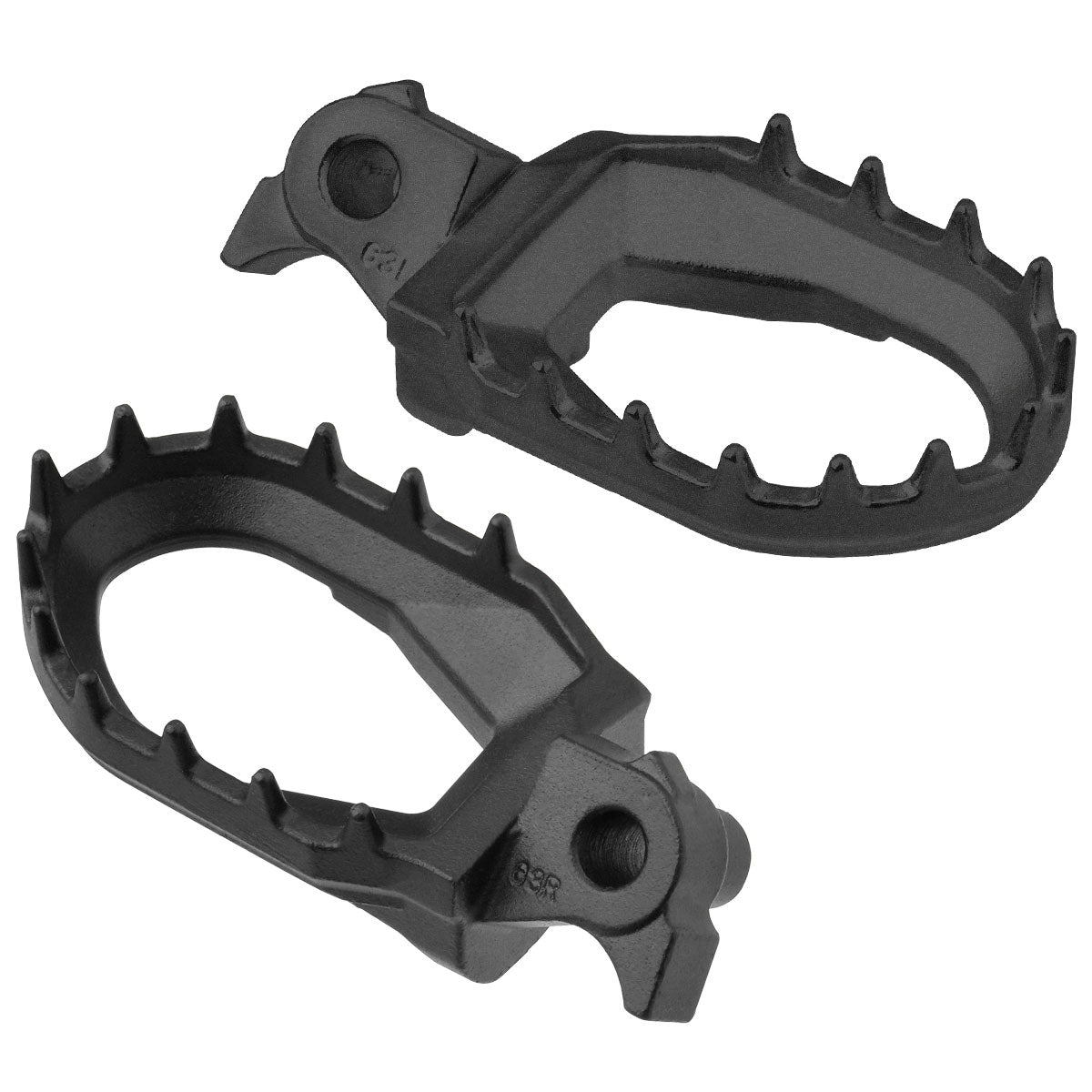 Zeta Max Foot Pegs Yamaha YZ / YZ-F / WR-F Black