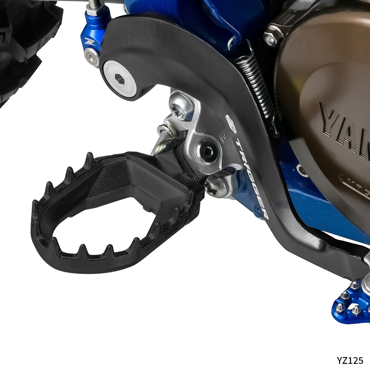 Zeta Max Foot Pegs Yamaha YZ / YZ-F / WR-F Black