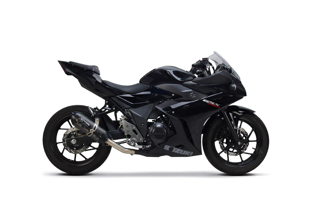 SUZUKI GSX-R250 (2018) S1R BLACK ALUMINIUM SLIP-ON