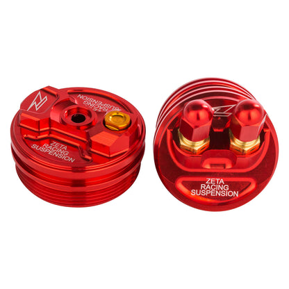 Zeta Front Fork Cap SFF - AIR CRF250R'15 - 17 Red