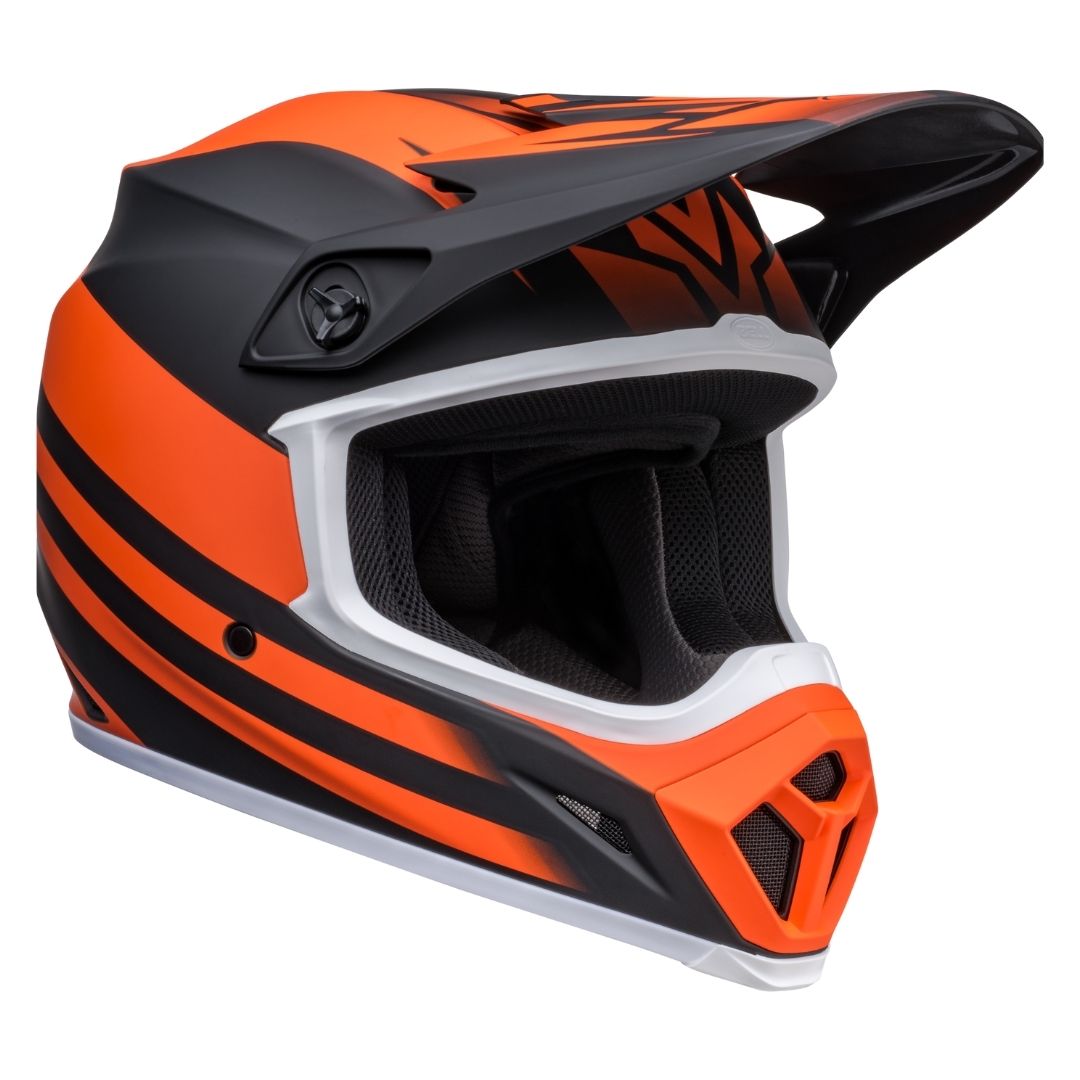 Bell MX-9 MIPS Disrupt Matte Black/Orange