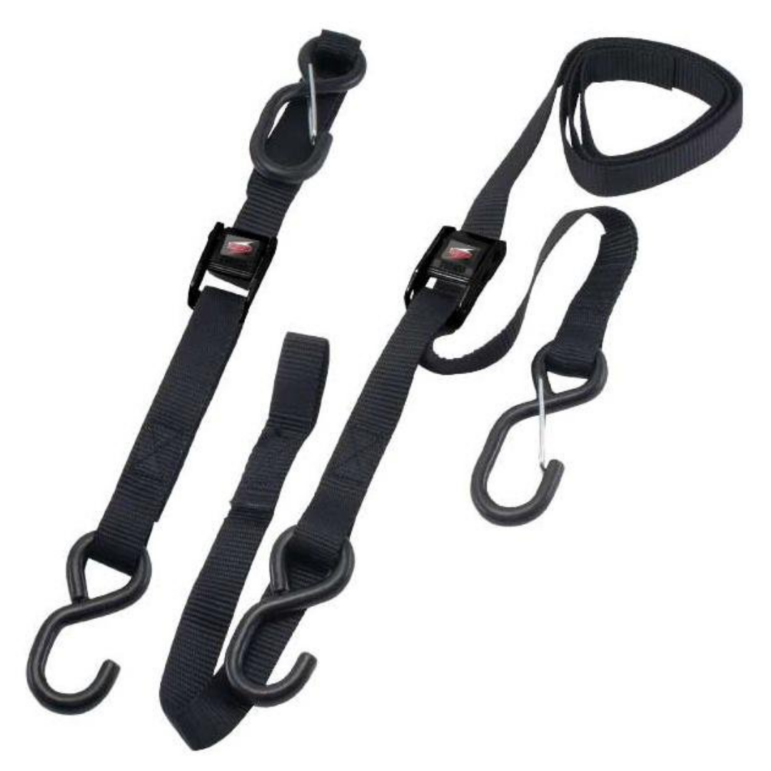 Dirt Freak T2 Cambuckle Tiedown Black (set of 2)