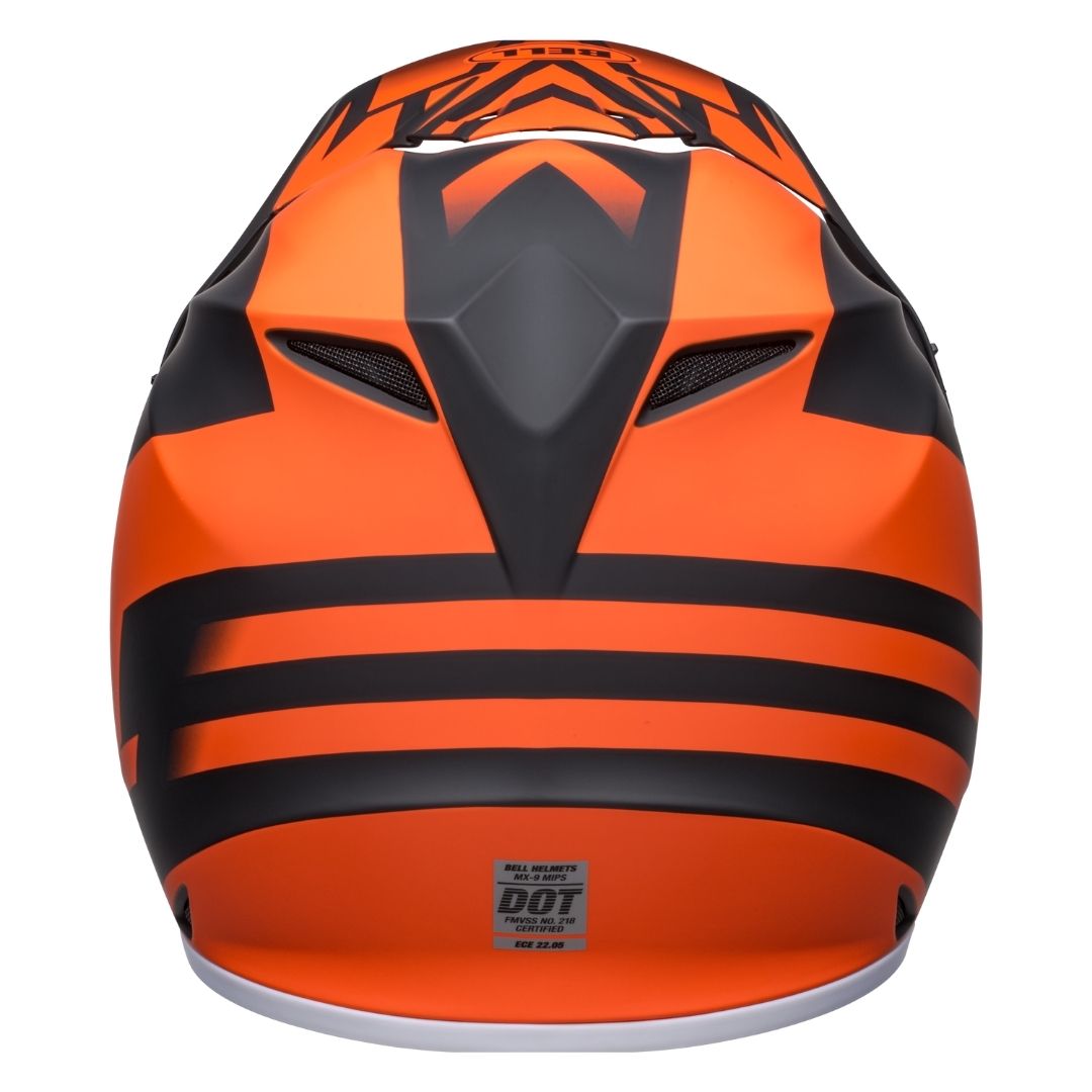 Bell MX-9 MIPS Disrupt Matte Black/Orange