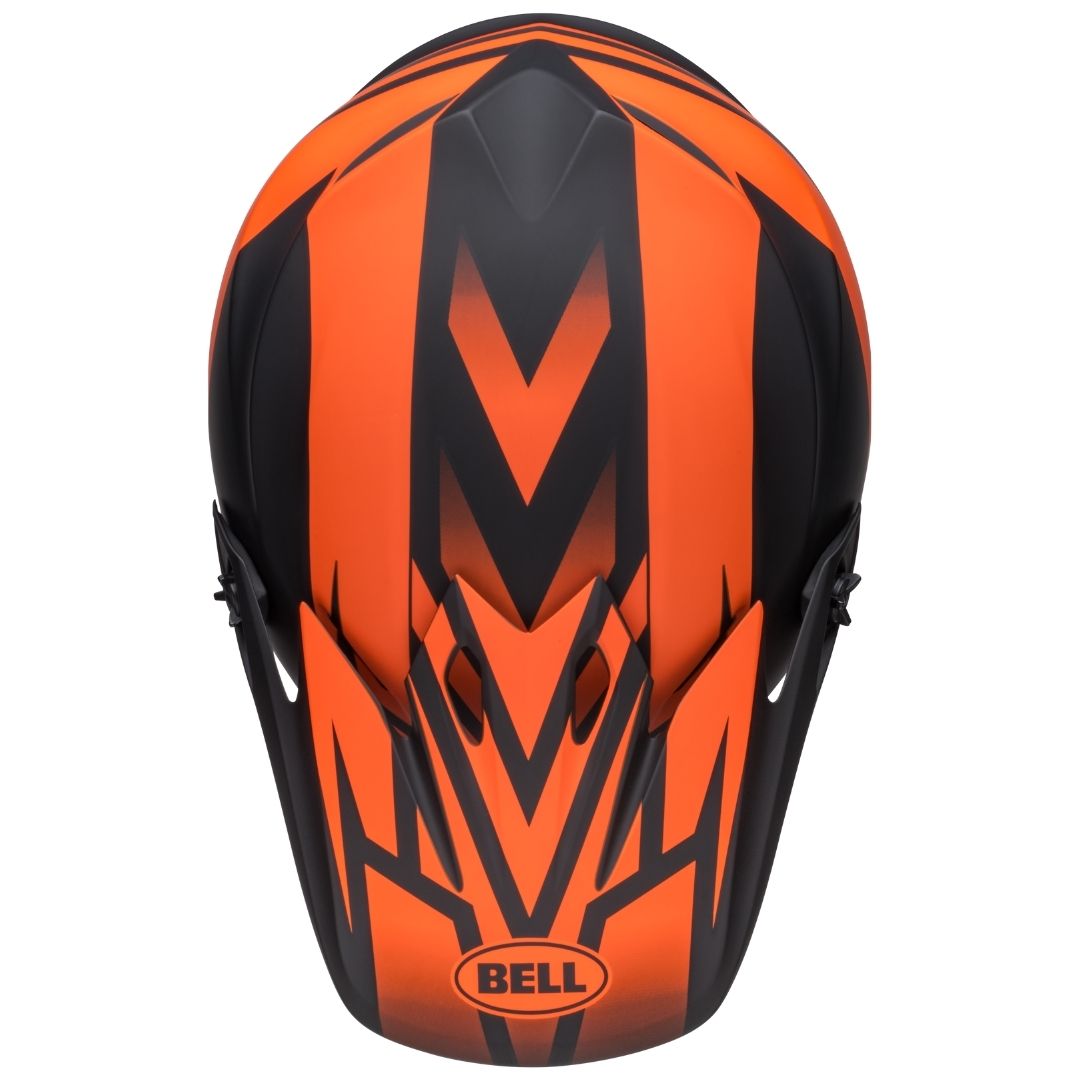 Bell MX-9 MIPS Disrupt Matte Black/Orange