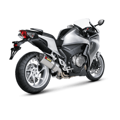 Akrapovic HONDA VFR 1200F 10-15 HI- MOUNT Slip-On Line (Titanium)