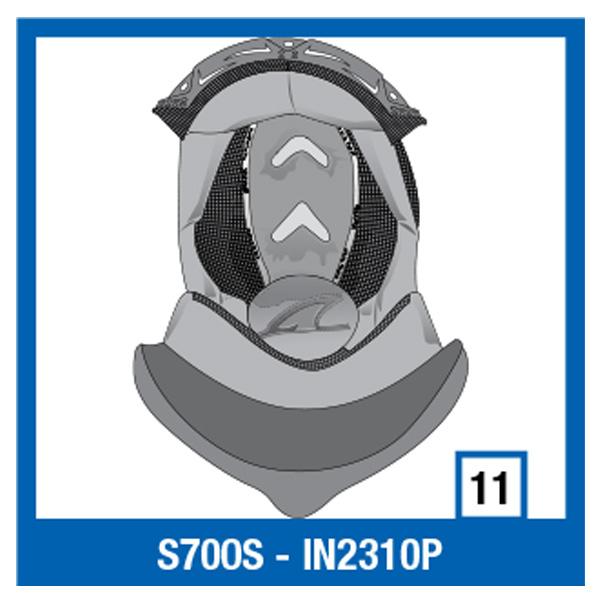 Shark S700/S900/Ridill HEAD LINER