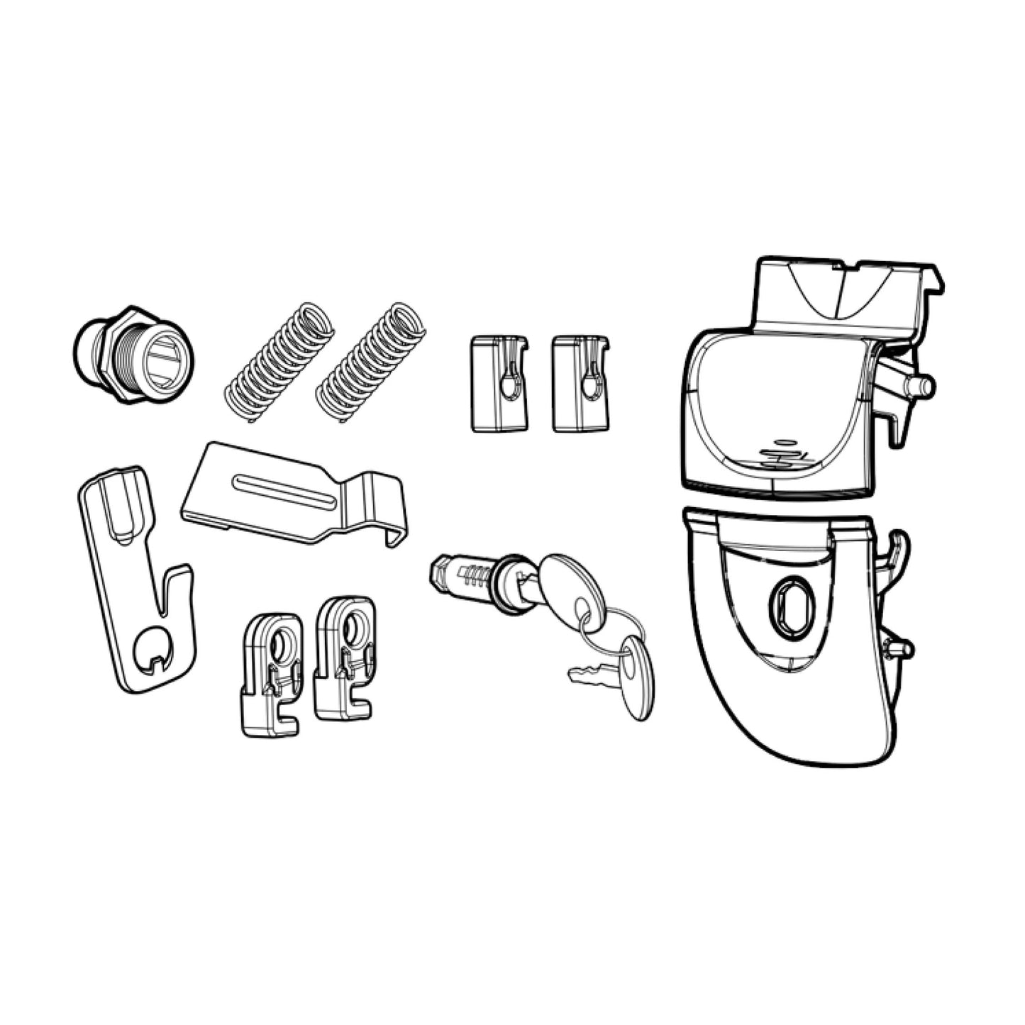 Shad SH33-SH34 Lock Mechanism