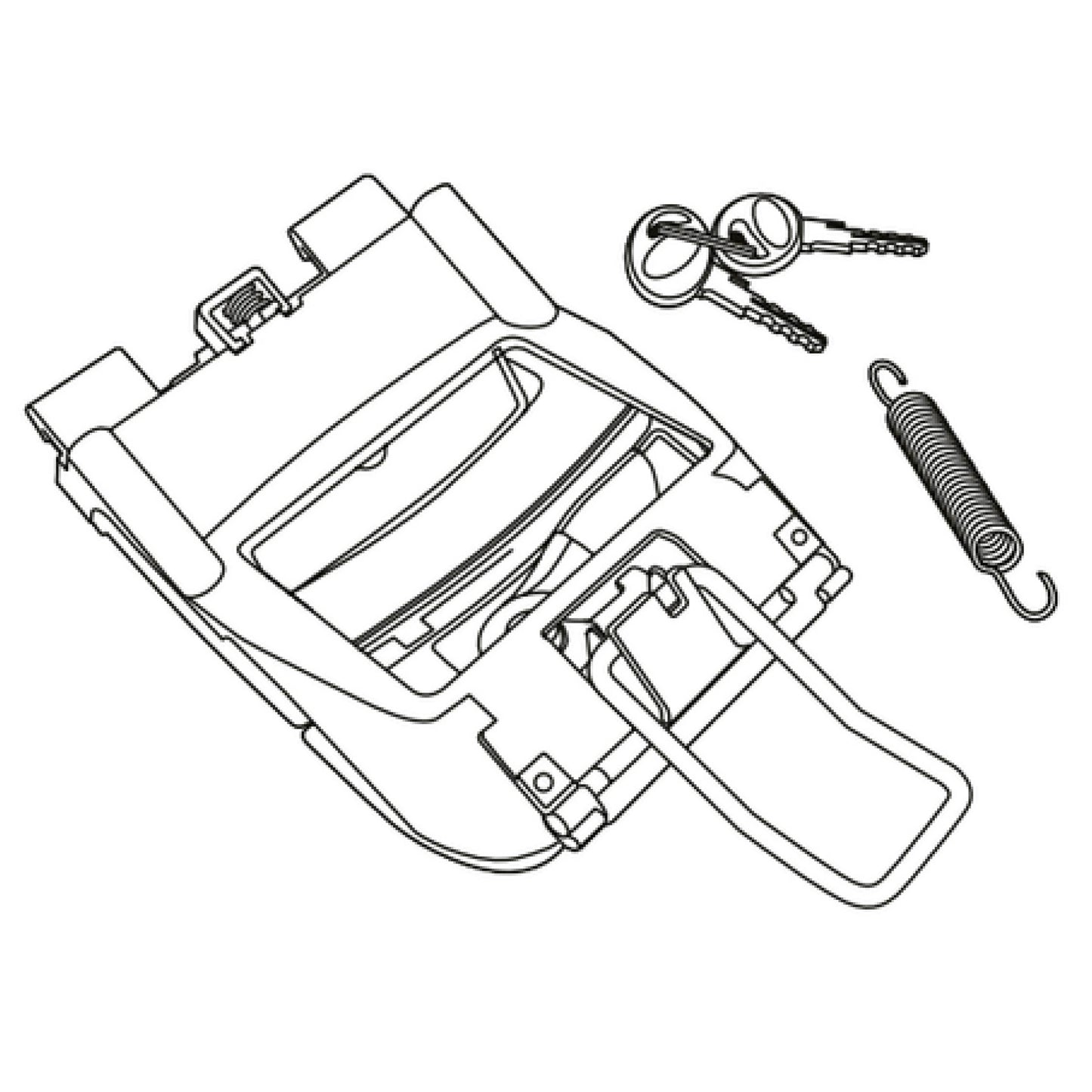 Shad SH40/SH45 Lock Mechanism