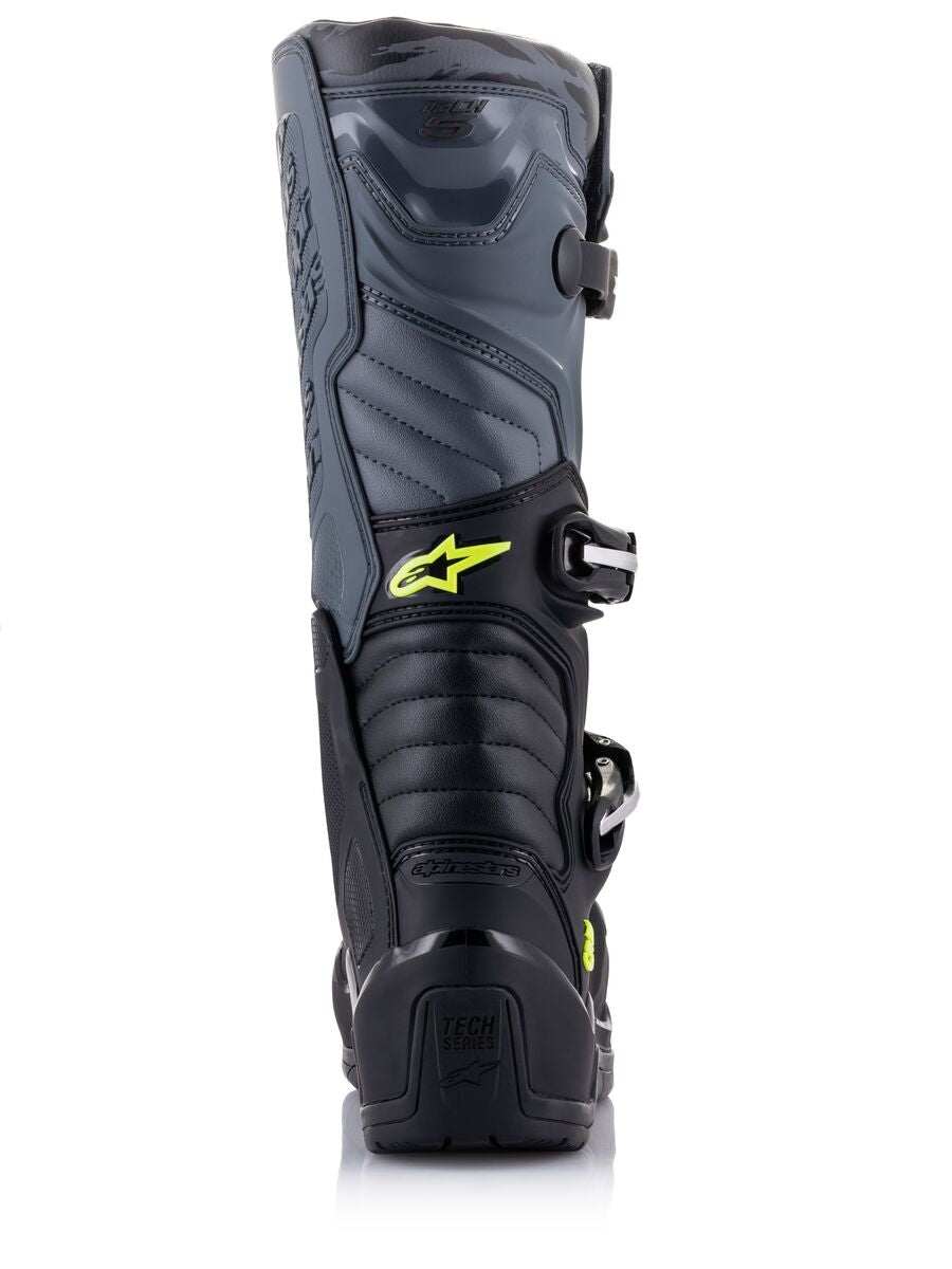 Alpinestars Tech 5 Boots Black/Gray/Yellow Fluo