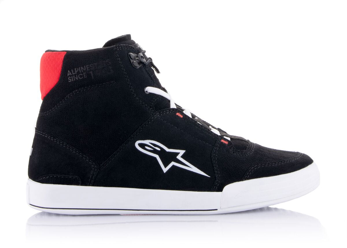 Alpinestars Chrome Shoes Black/White/Bright Red