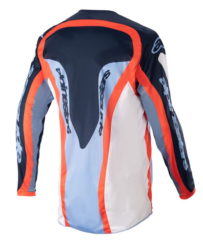 Alpinestars 2024 Fluid Agent Jersey Night Navy/Hot Orange