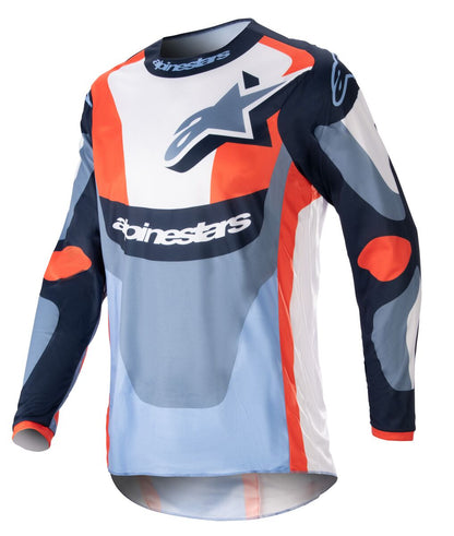 Alpinestars 2024 Fluid Agent Jersey Night Navy/Hot Orange