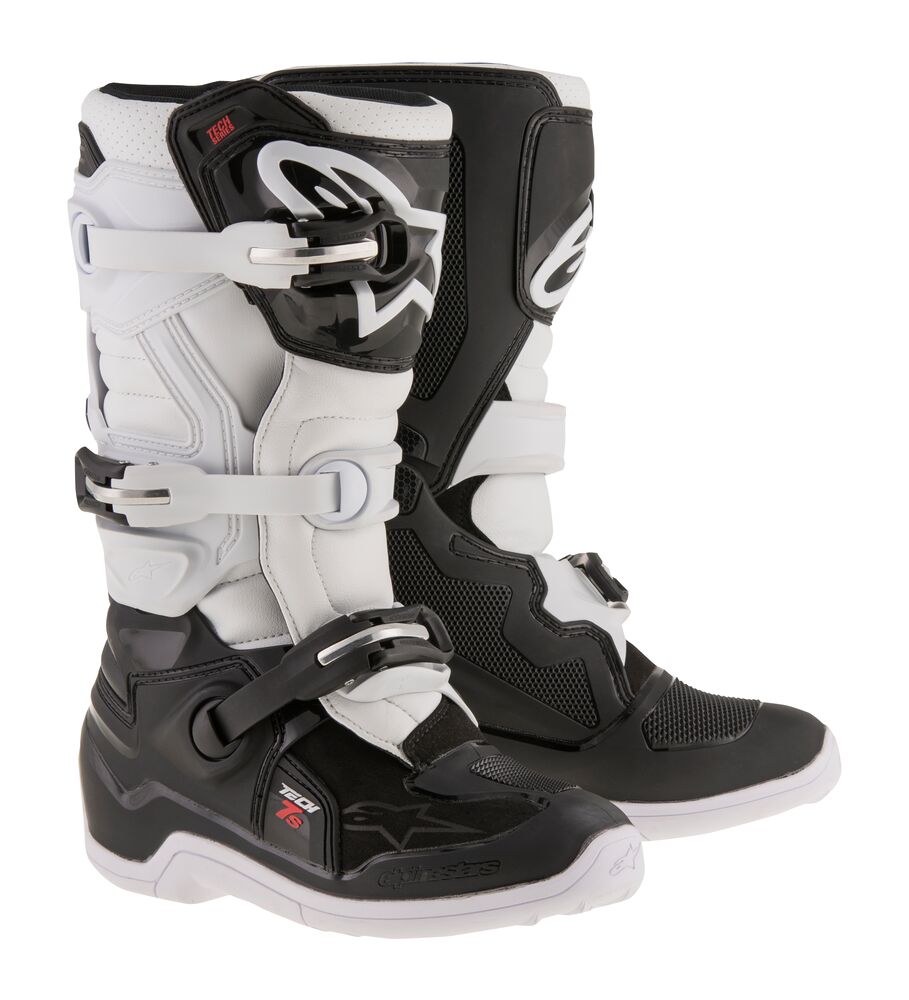 Alpinestars Tech 7S Youth Boots Black/White