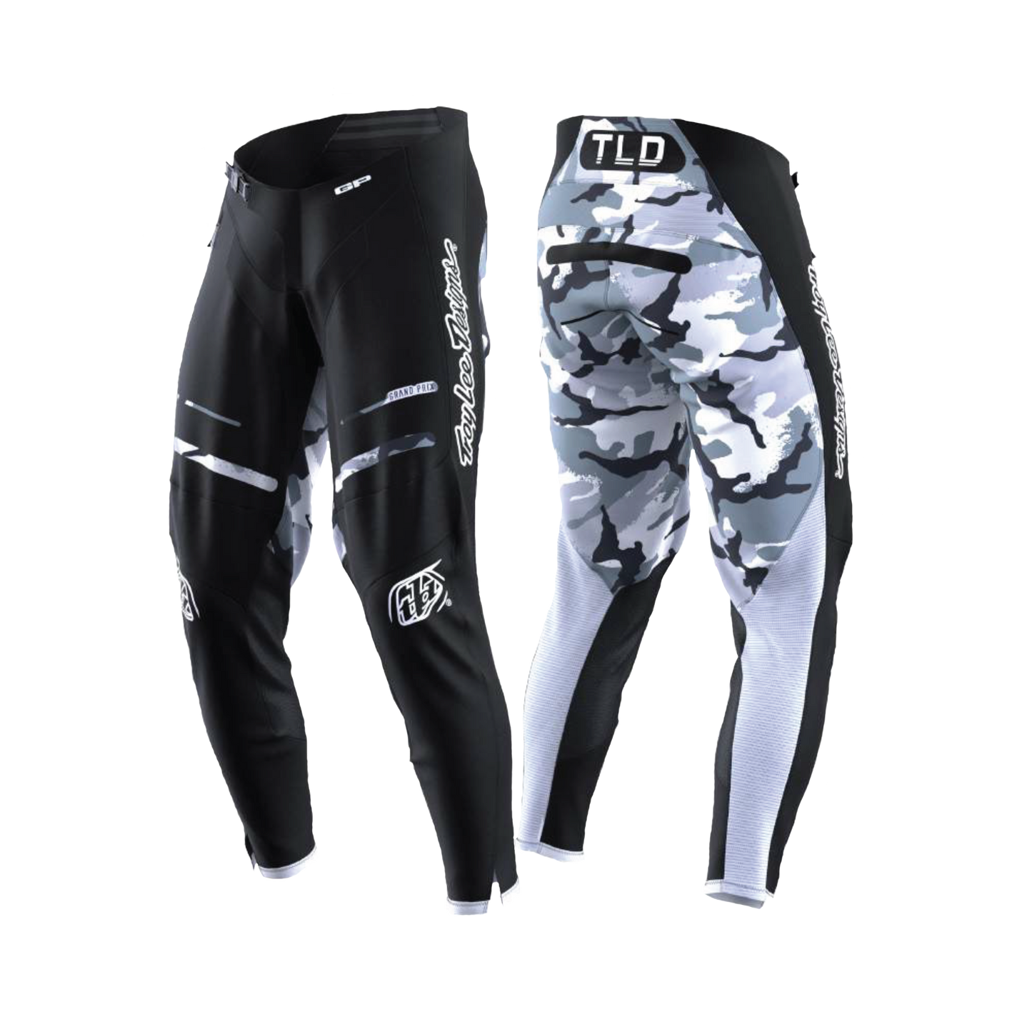 Troy Lee Designs GP Pro Pants Blends Camo Black/White