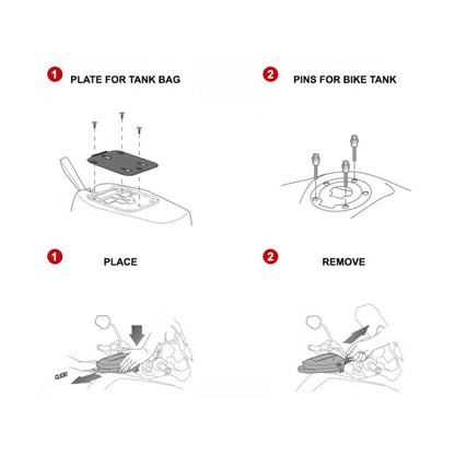 Shad Tank Bag Pin Fitting System KTM 200 Duke (11-21)