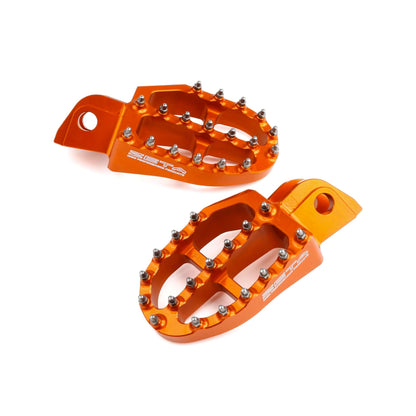 Zeta Alu Foot Pegs KTM SX - 15 Orange