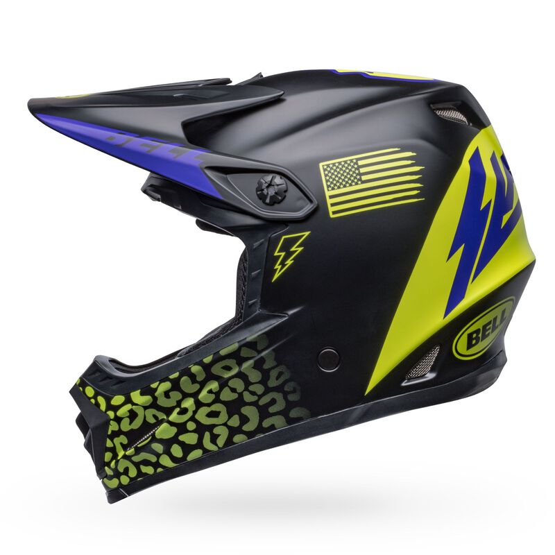 Bell Youth Moto-9 MIPS Slayco Mat Black/Hi-Viz Yellow
