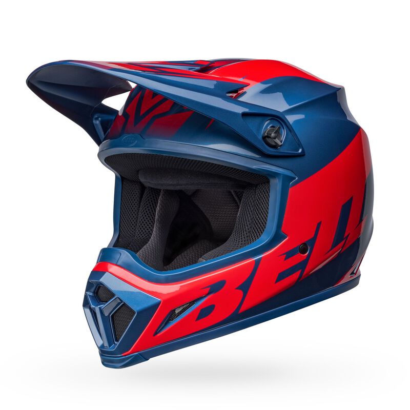 Bell MX-9 MIPS Disrupt True Blue/Red