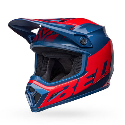 Bell MX-9 MIPS Disrupt True Blue/Red