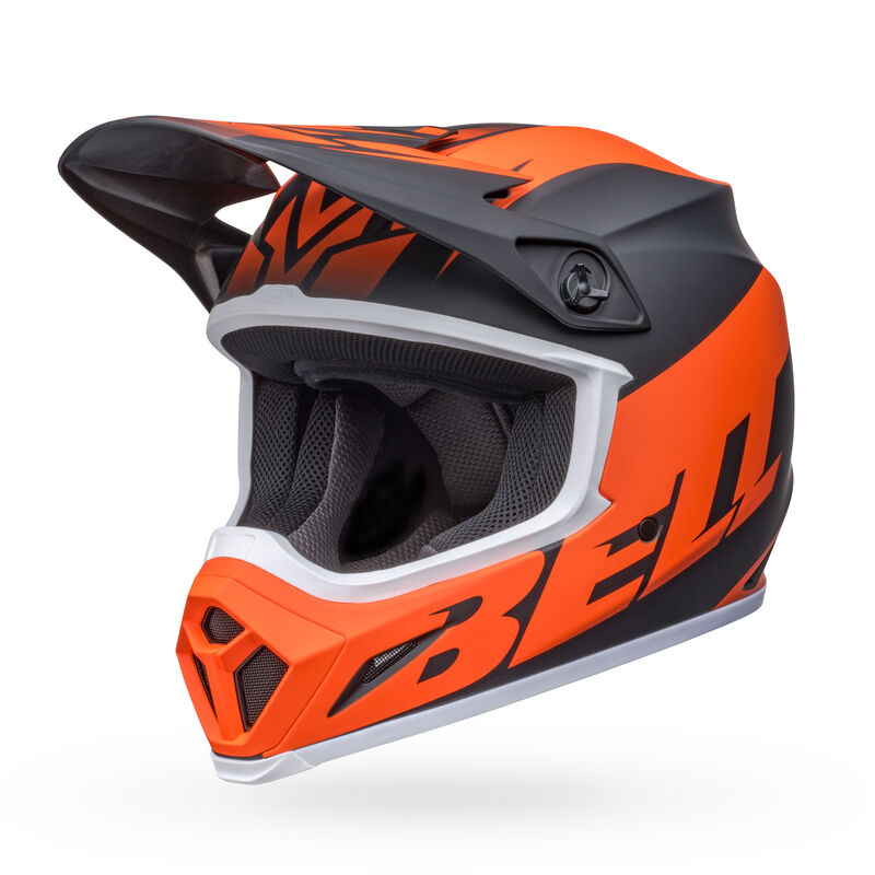 Bell MX-9 MIPS Disrupt Matte Black/Orange