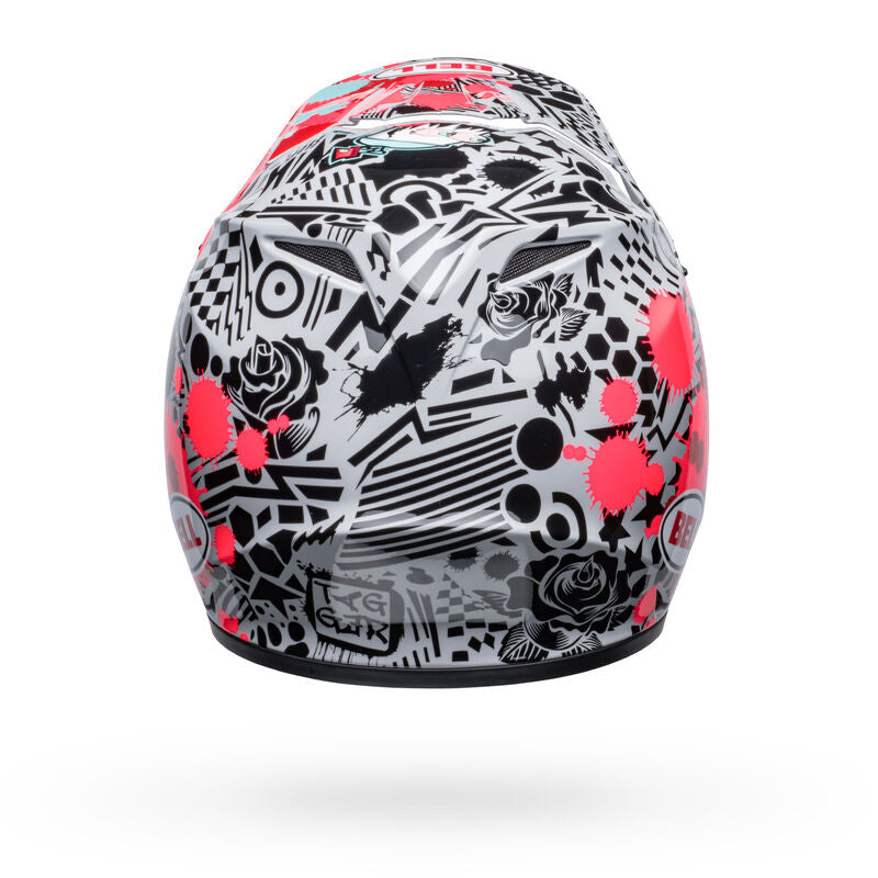 Bell MX-9 MIPS Tagger Splatter Gloss Bright Red/Gray