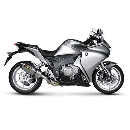 Akrapovic HONDA VFR 1200F 10-15 HI- MOUNT Slip-On Line (Titanium)