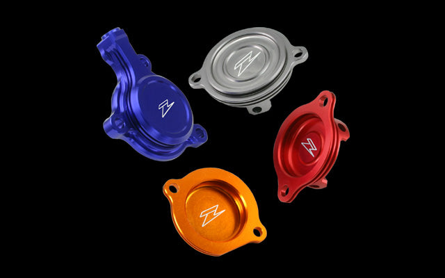 Zeta Oil Filter Cover CRF250R 10 Red