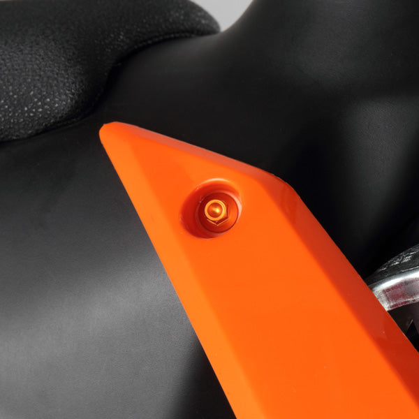 Zeta Alu Bolt Set for Plastics KTM SX / SXF'19 Orange