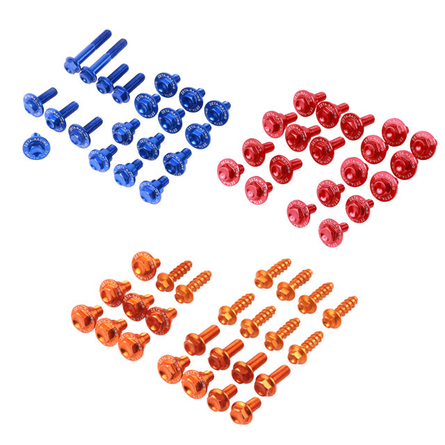 Zeta Alu Bolt Set for Plastics CRF250R'18 - CRF450'