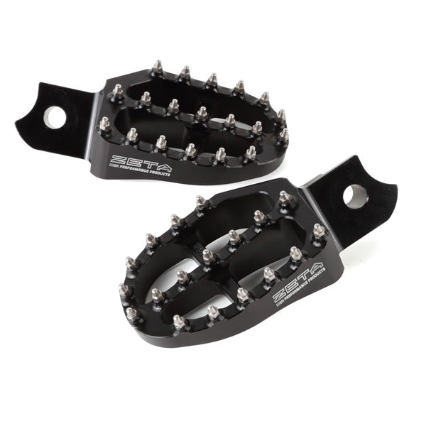 Zeta Alu Foot Pegs YZF250 / 450YZ125 / 250 Black
